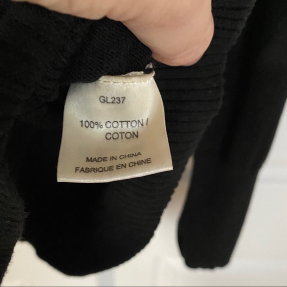 ARGYLE FAUX WRAP SWEATER - Picture 7 of 8